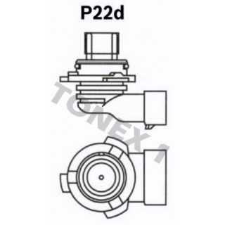 Диодна крушка (LED крушка) 12V, HB4 / 9006, P22d, блистер 2бр.